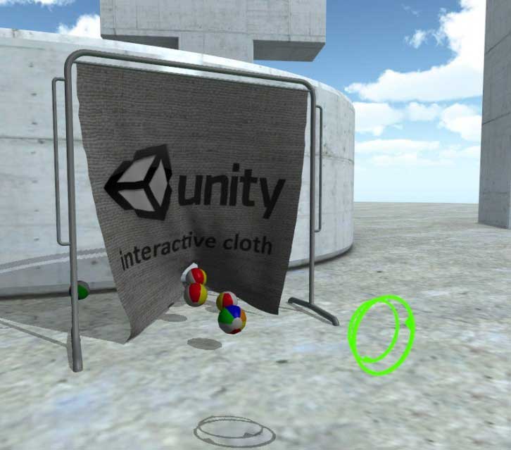 Unity interactive Cloth ϲԳ