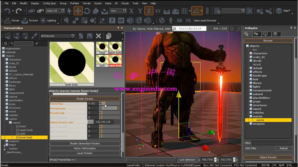 CryENGINEɫ̳Digital-Tutors Material Creation Workflows in CryENGINE