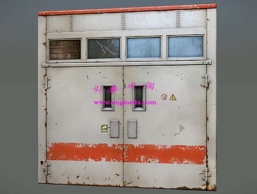 nDo2CryENGINE3ʵ̳ 3DMotive Texturing an Industrial Door with nDo2