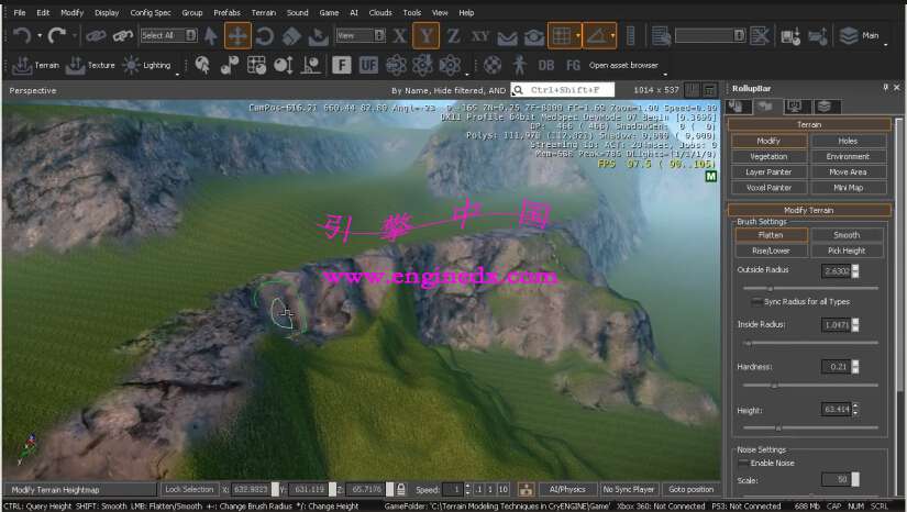 CryENGINEνģƵ̳Digital-Tutors Terrain Modeling Techniques