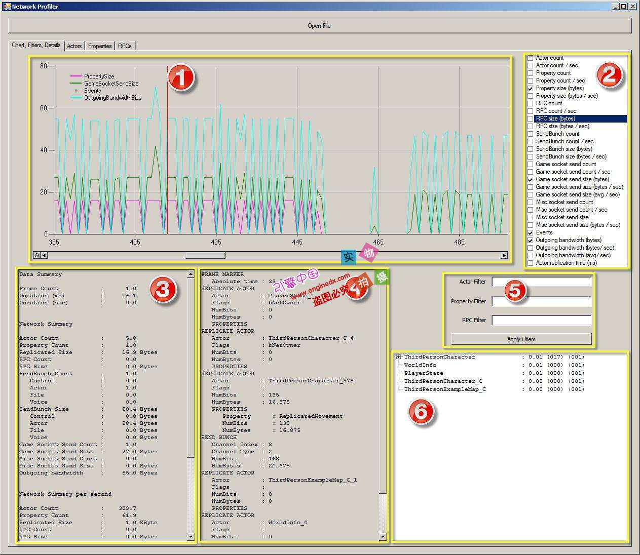 4ĵ-Network Profiler | Unreal Engine[4ĵ]
