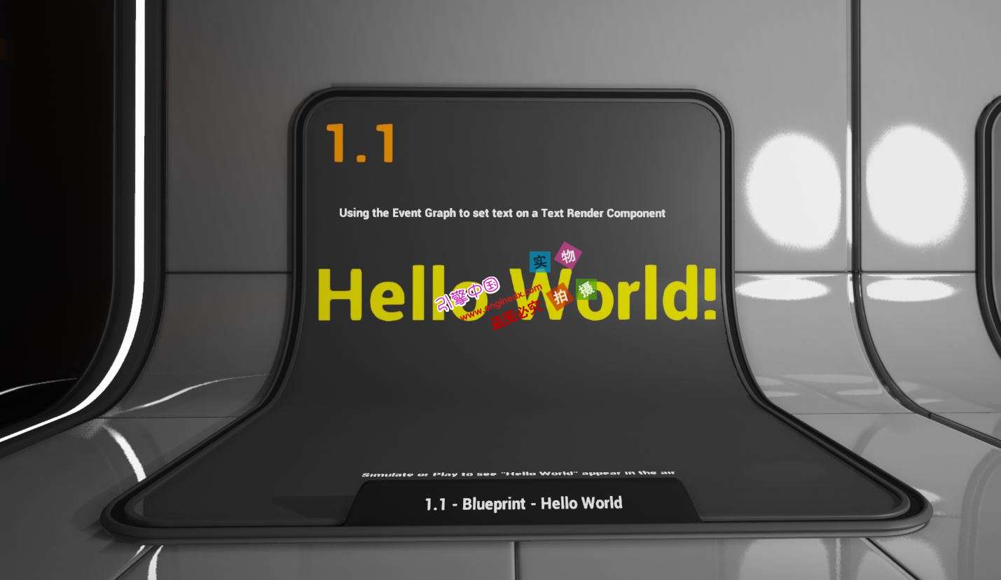 4ĵ-1.1 - Hello World | Unreal Engine[4ĵ]