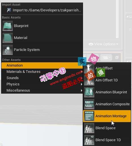 4ĵ-AnimMontage | Unreal Engine[4ĵ]
